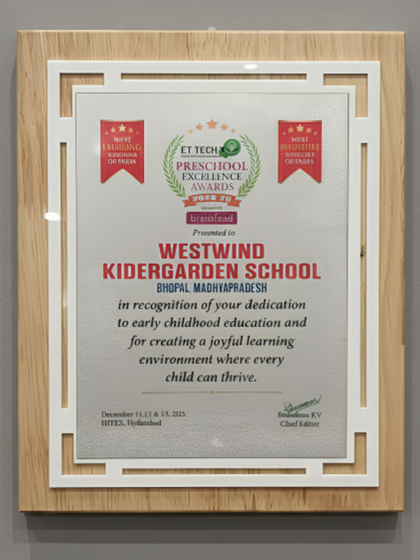 Westwind Kindergarden School Award