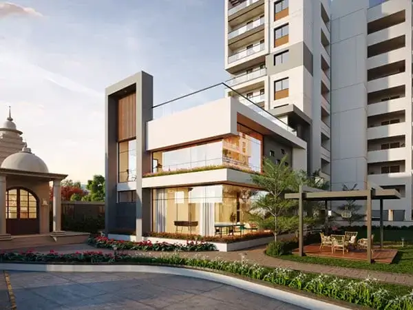 Modern living spaces at Krishna Homes