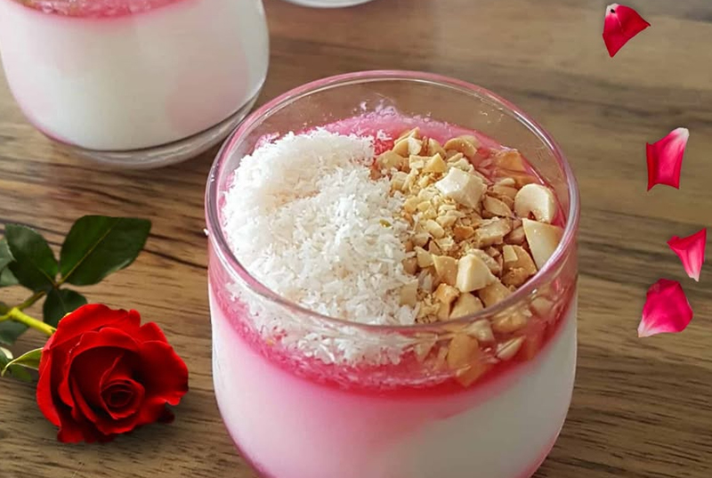 Rose Panna Cotta