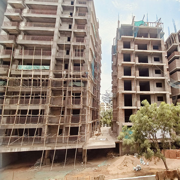 Virasha Nisarga Phase 2 Block F – construction progress photos Bhopal