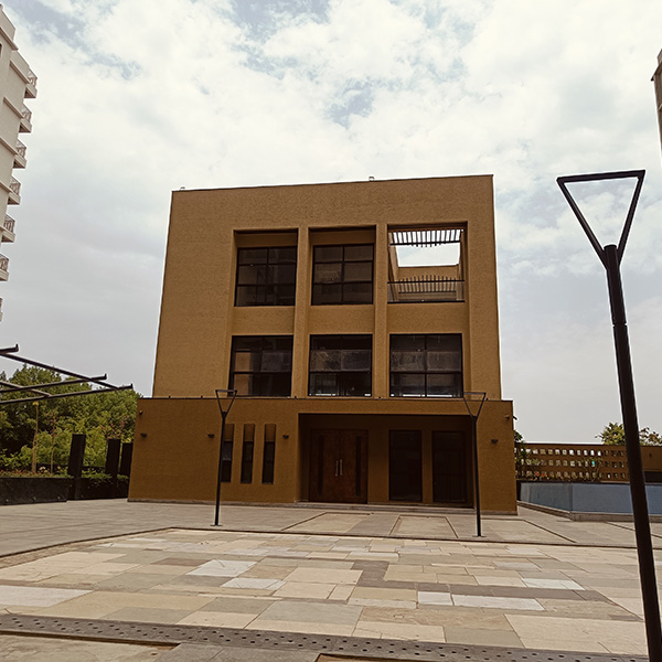 Virasha Nisarga – triple storey club house construction update Bhopal